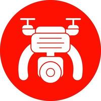 Drone Camera Vector Icon Design