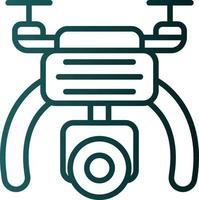 Drone Camera Vector Icon Design