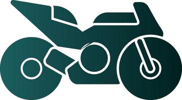 Race Bike Vector Icon Design