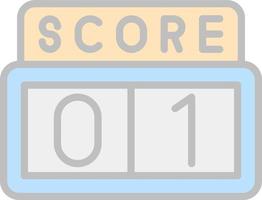 Scoreboard Vector Icon Design