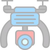 Drone Camera Vector Icon Design