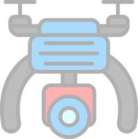 Drone Camera Vector Icon Design