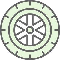 Tire Vector Icon Design