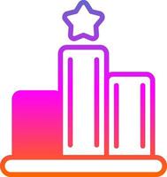 Podium Vector Icon Design