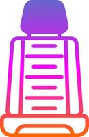 Racing Car Seat Vector Icon Design