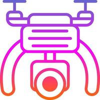 Drone Camera Vector Icon Design