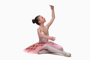 Beautiful girl ballet dancer. photo