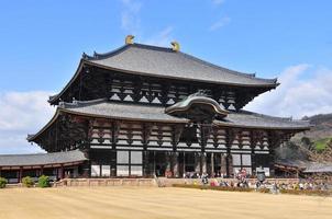 templo todai-ji en nara, japón. foto