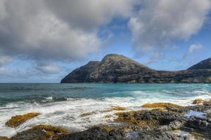 paisaje dramático de oahu, hawaii foto