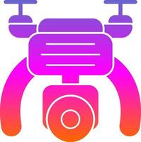 Drone Camera Vector Icon Design