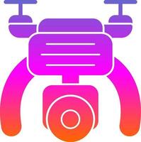 Drone Camera Vector Icon Design