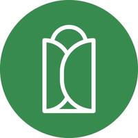 Burrito Vector Icon Design