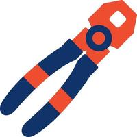 Joint Pliers Creative Icon Design vector