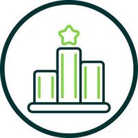 Podium Vector Icon Design