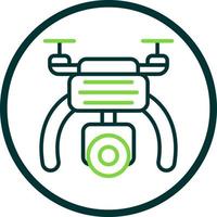 Drone Camera Vector Icon Design