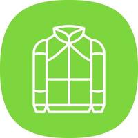 Race Jacket Vector Icon Design