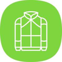 Race Jacket Vector Icon Design