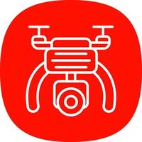 Drone Camera Vector Icon Design