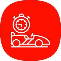 Race Stopwatch Vector Icon Design