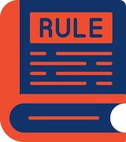 Rule Creative Icon Design vector