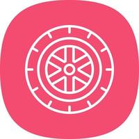 Tire Vector Icon Design
