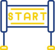 Race Start Vector Icon Design