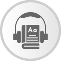 icono de vector de audiolibro