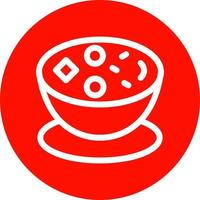 Clam Chowder Vector Icon Design