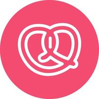 Pretzel Vector Icon Design