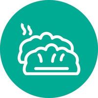 Dumplings Vector Icon Design