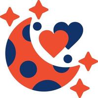 Honeymoon Creative Icon Design vector