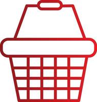 Shopping Basket Vector Icon