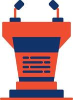 Podium Creative Icon Design vector