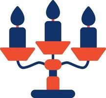 diseño de icono creativo de candelabros vector