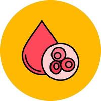 Blood Cell Creative Icon Design vector