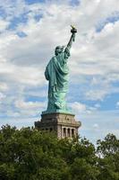 The Statue of Liberty from Liberty Harbor. photo