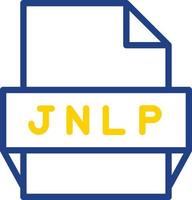 Jnlp File Format Icon vector