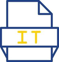 It File Format Icon vector