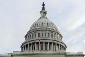 US Capitol Building in Winter - Washington DC United States photo