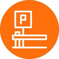 Parking Vector Icon Design