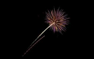 fuegos artificiales de la playa de coney island foto