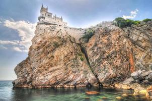 castillo de nido de golondrina, crimea foto