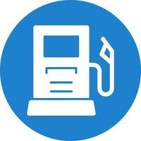 Gas Station Vector Icon Design