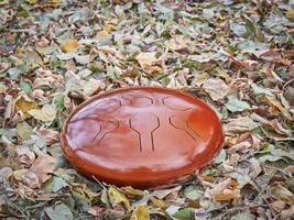 red steel tongue drum photo