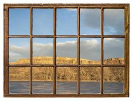 sunset light over Colorado foothills photo