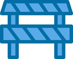 Road Obstruction Vector Icon Design