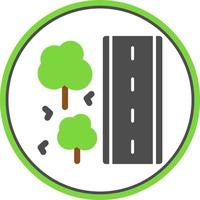 Roadside Vector Icon Design