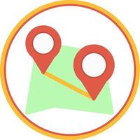 Multiple Destinations Vector Icon Design