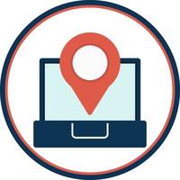 Scanning Location Vector Icon Design