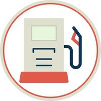 Gas Station Vector Icon Design